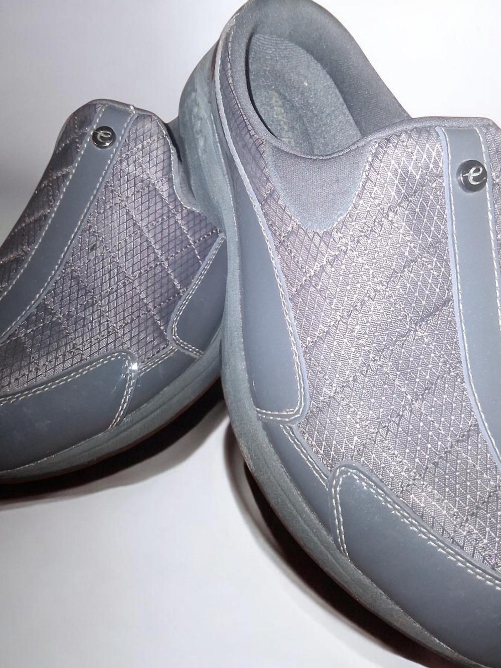 Easy Spirit Women's Slip-On Sneakers - Charcoal Gray Size 10